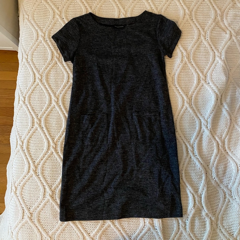 gray sweater dress